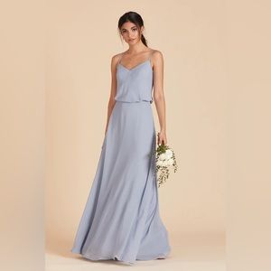 Dusty Blue Floor-length Dress (Birdy Grey), Gwennie Dress